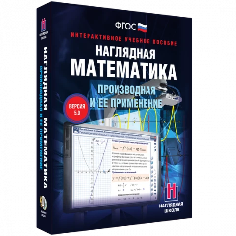 Интерактивное учебное пособие «Наглядная математика. Производная и её применение»