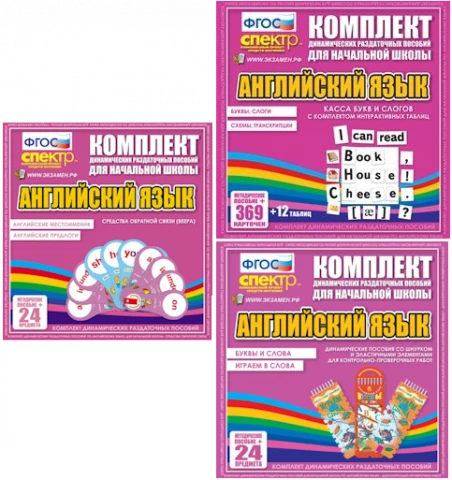 Раздаточные карточки по иностранному языку для начальных классов