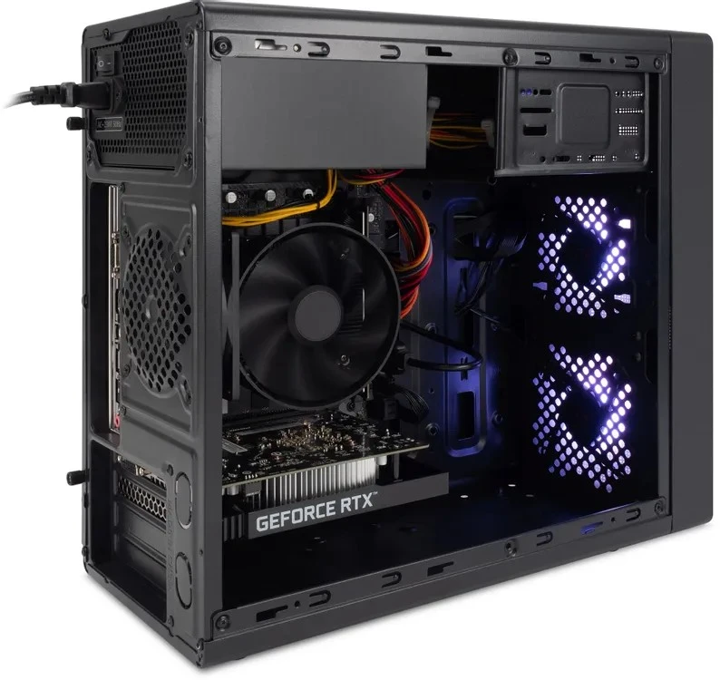 Компьютер AMD Ryzen 5 5600, DDR4 16ГБ, 512ГБ SSD, NVIDIA GeForce RTX 3050 - 6 ГБ, без операционной системы, черный