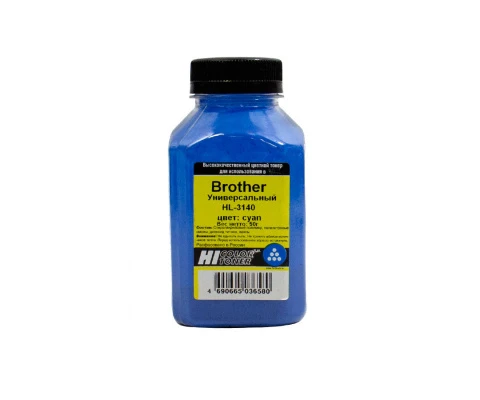 Тонер Brother универсальный для Brother HL-3140, 60гр/флакон, голубой, Hi-Black